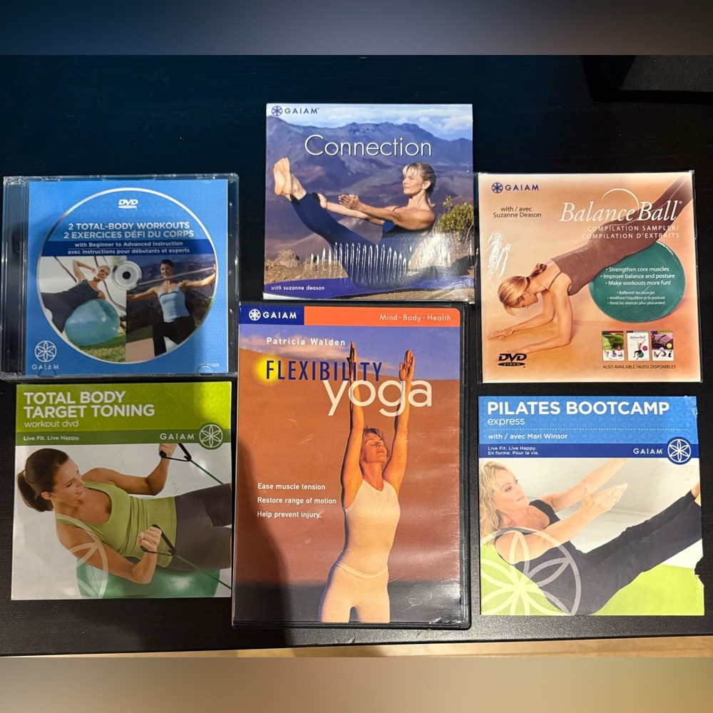 Gaiam Fitness DVD Collection - Yoga & Pilates